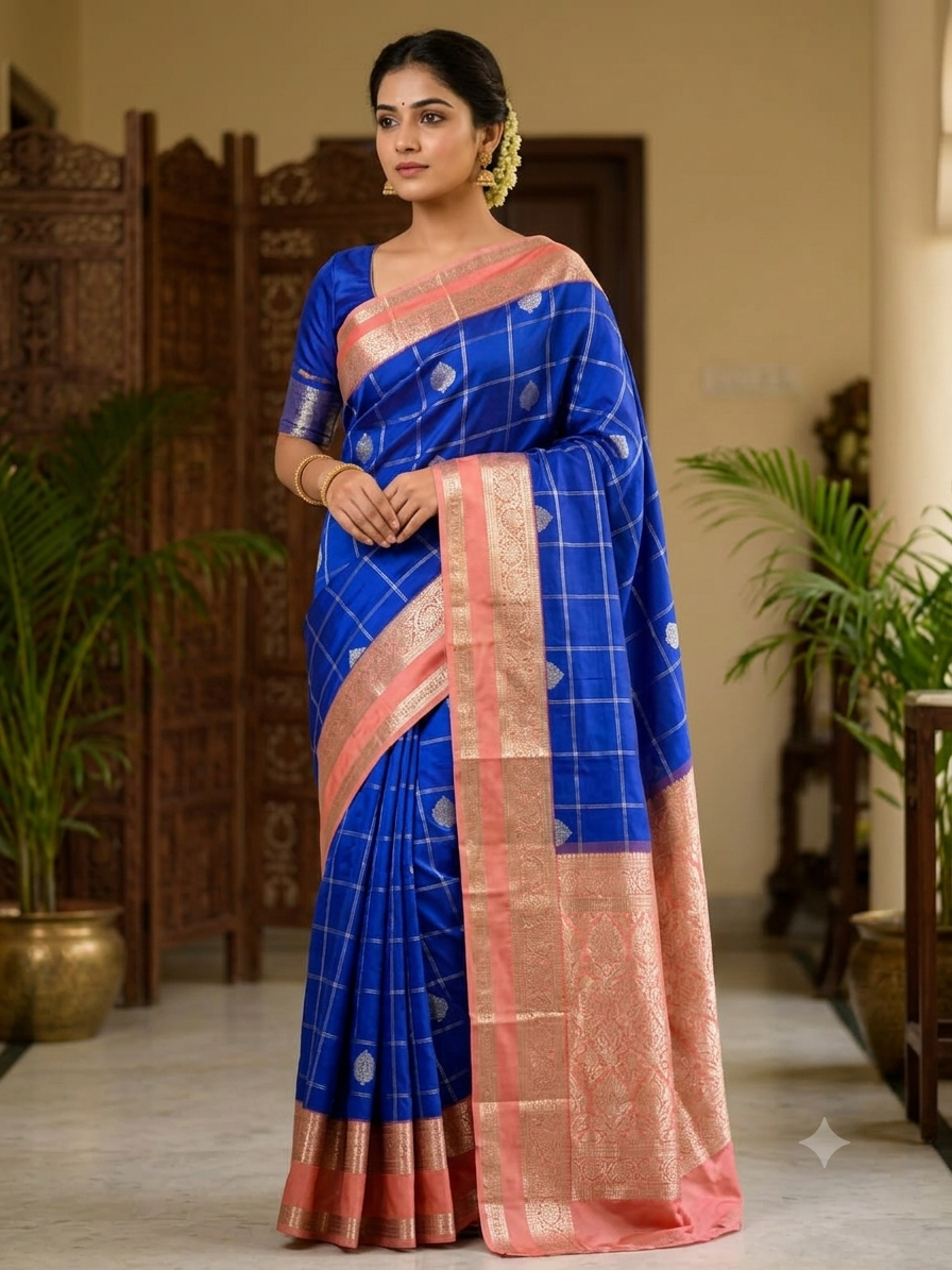 Kanchi Mix Silk Saree