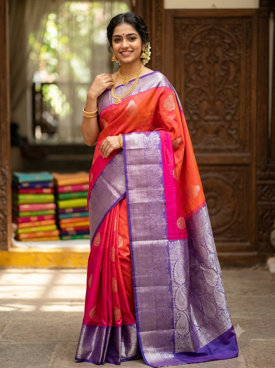 Pure Kanchipuram Silk Saree