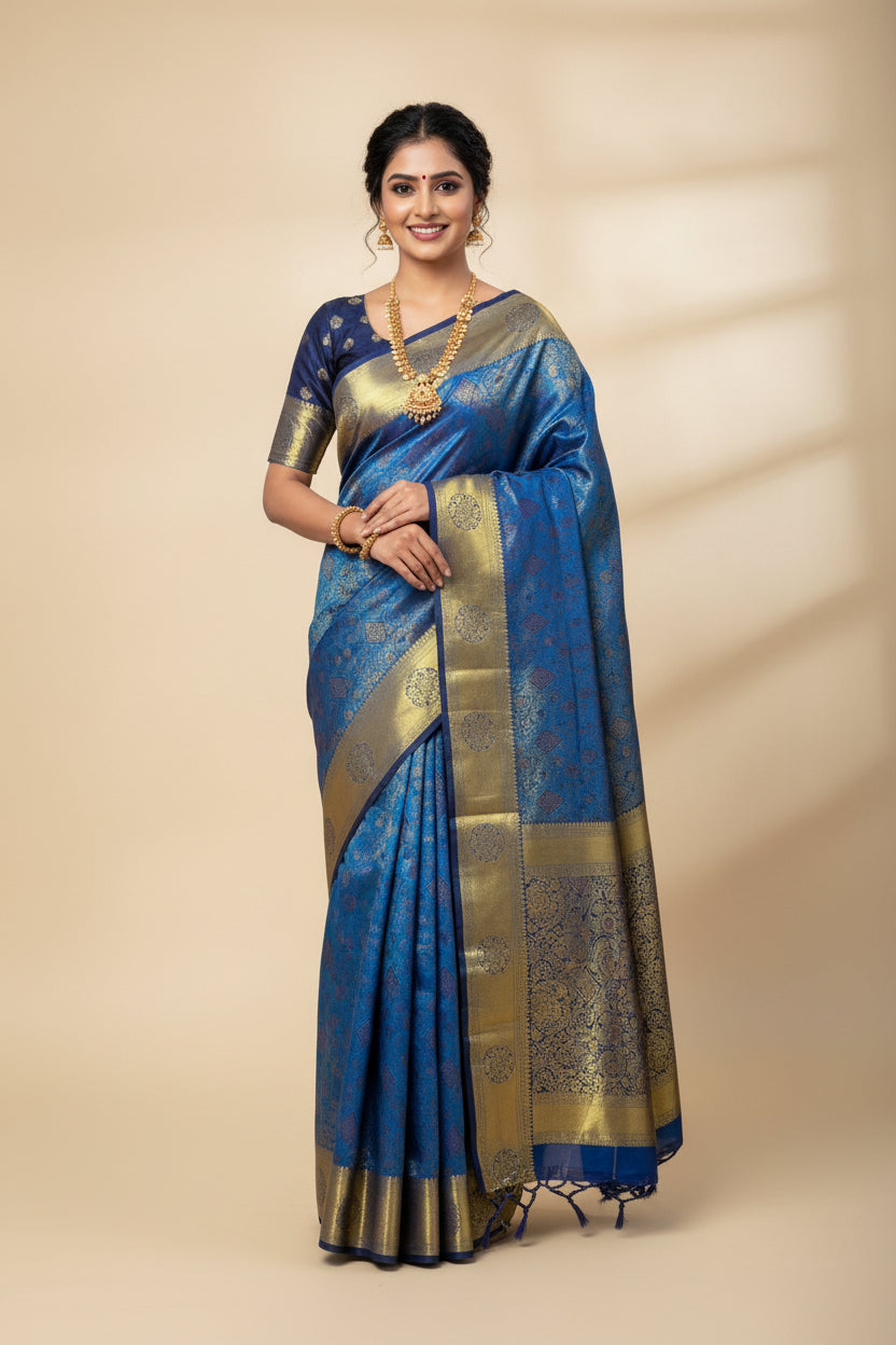 Kanchi Mix Silk Saree