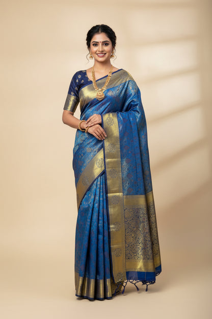Kanchi Mix Silk Saree