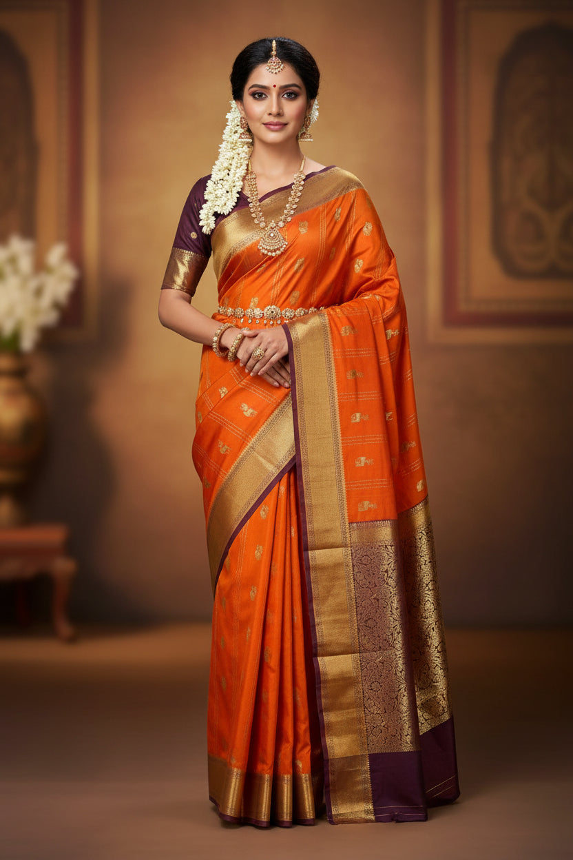 Pure Mysore Silk Saree.