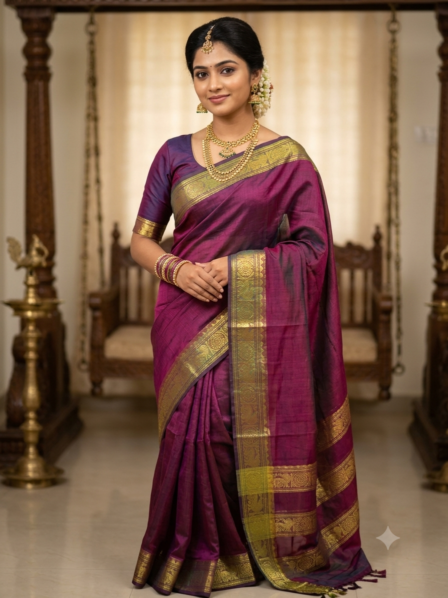 Pure Cotton Silk Saree
