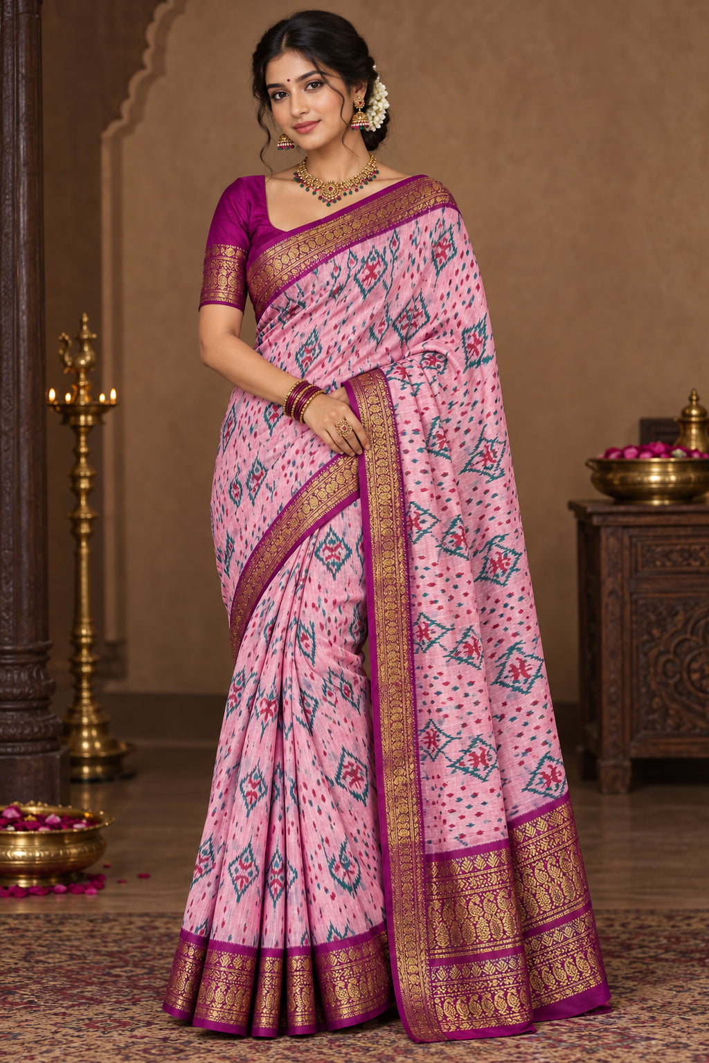 Pure Cotton Silk Saree