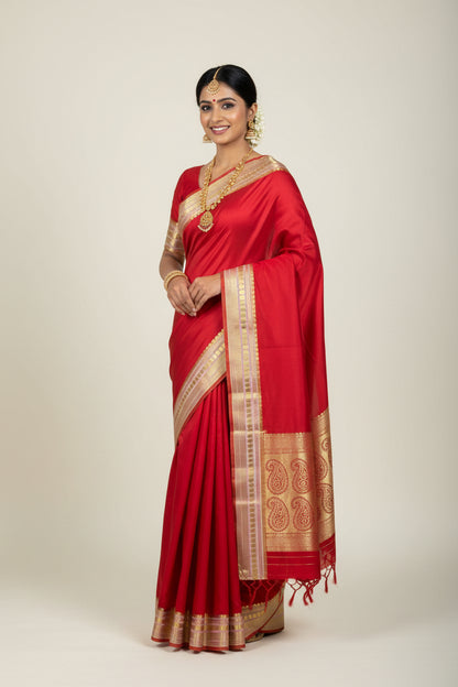 Pure Mysore Silk Saree ( 60 Grams )