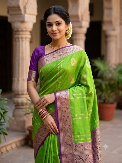 Pure Mysore Silk Saree.