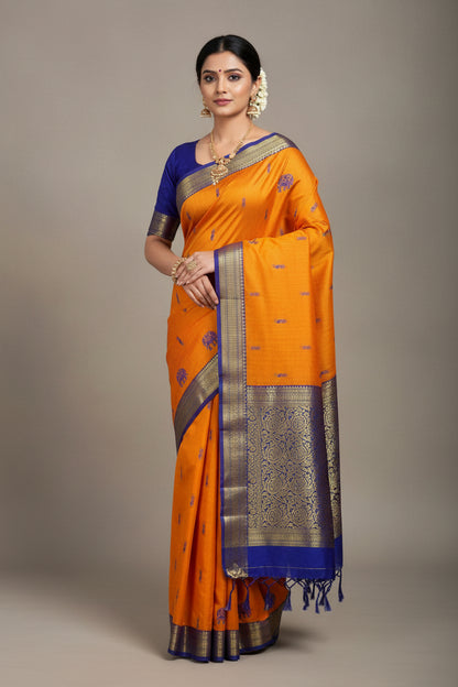 Pure Cotton Silk Saree