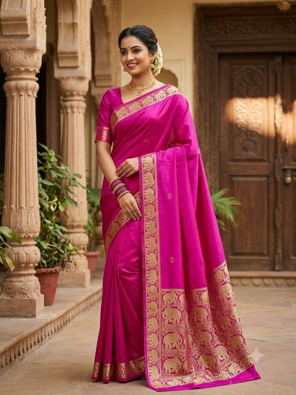 Pure Mysore Silk Saree.