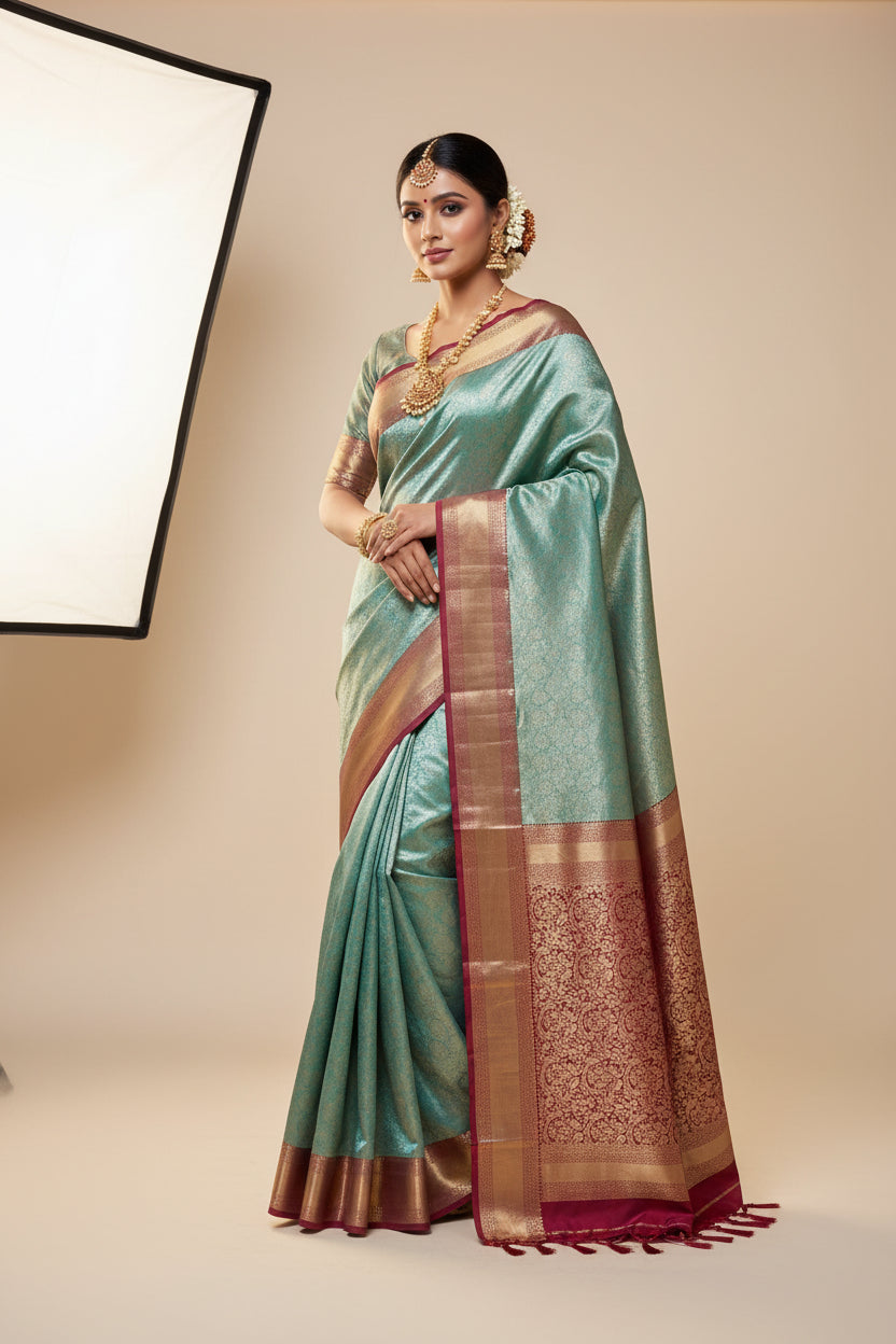 Kanchi Mix Silk Saree