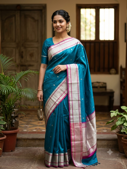 Kanchi Mix Silk Saree
