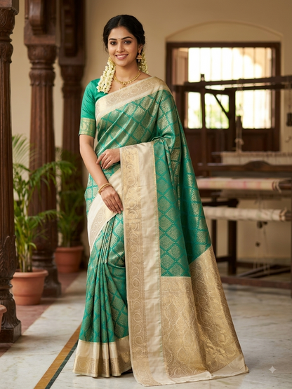 Kanchi Mix Silk Saree