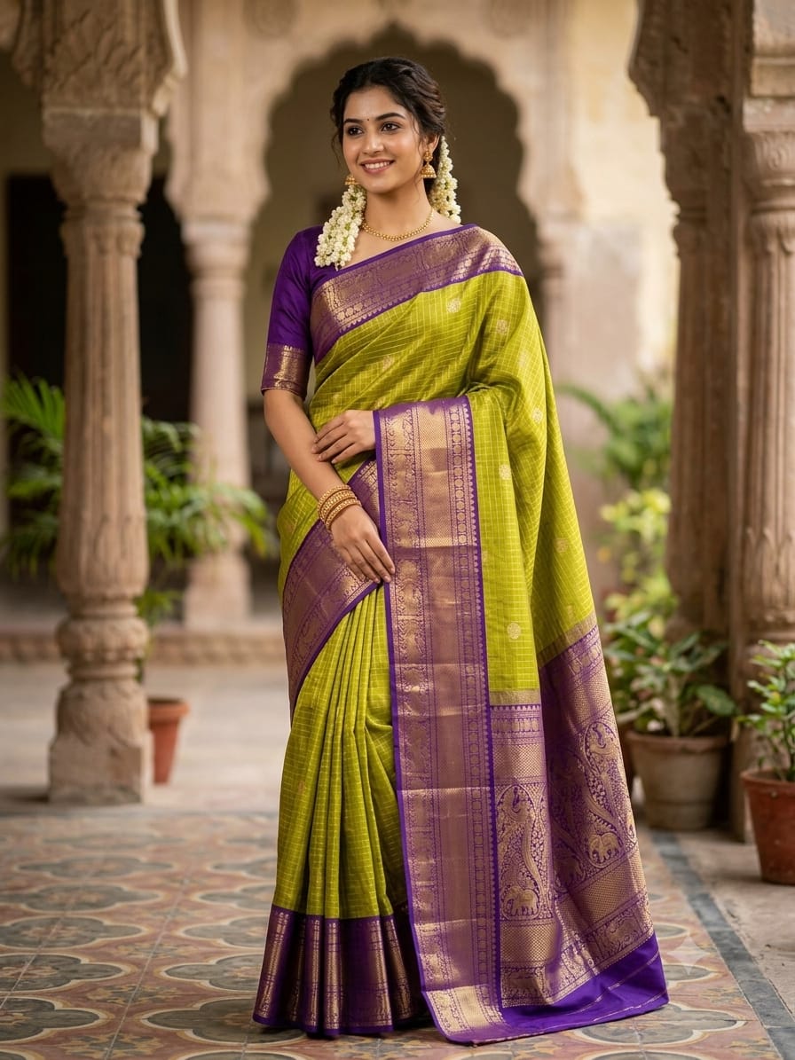 Pure Kanchipuram Silk Saree