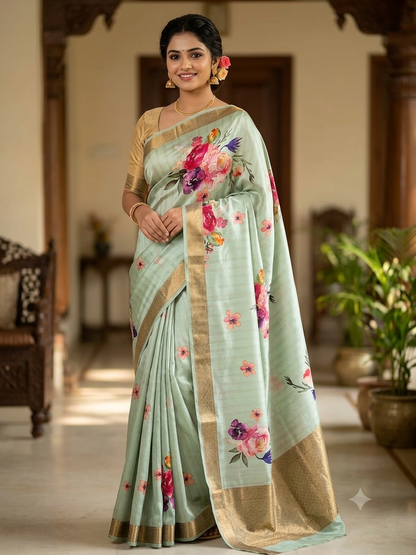 Pure Mysore Silk Saree.