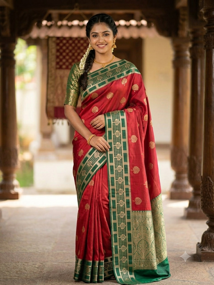 Kanchi Mix Silk Saree
