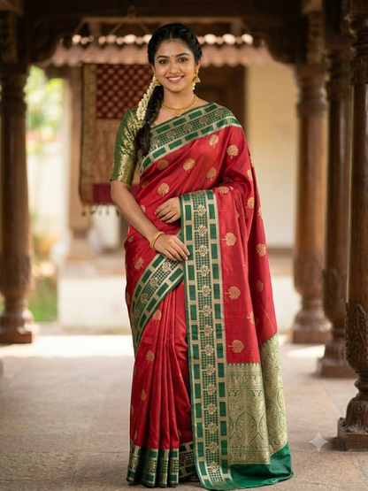 Kanchi Mix Silk Saree