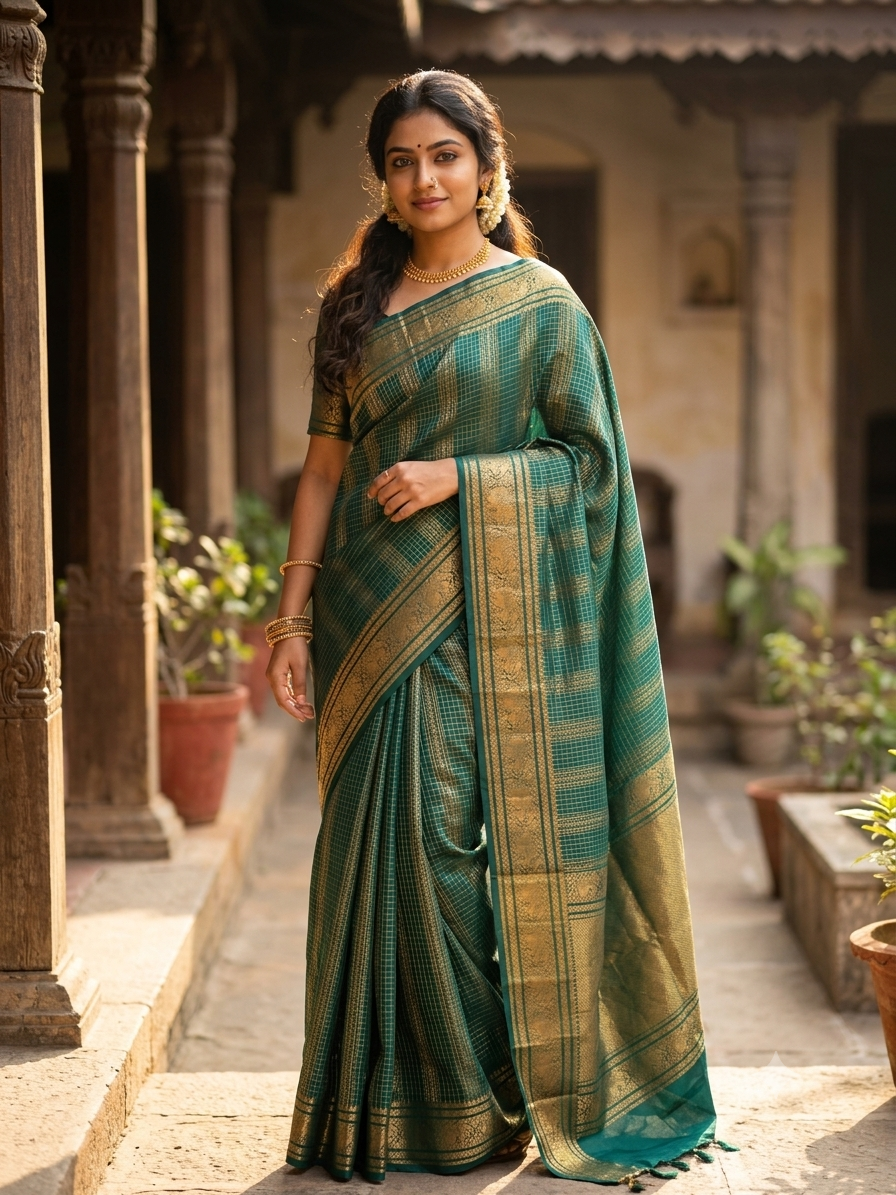 Pure Mysore Silk Saree.