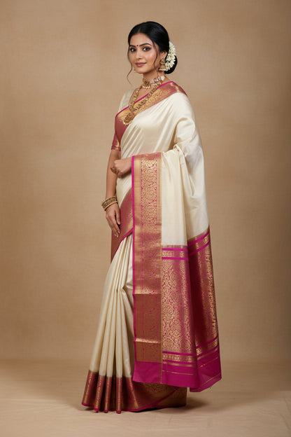 Pure Mysore Silk Saree ( 60 Grams )