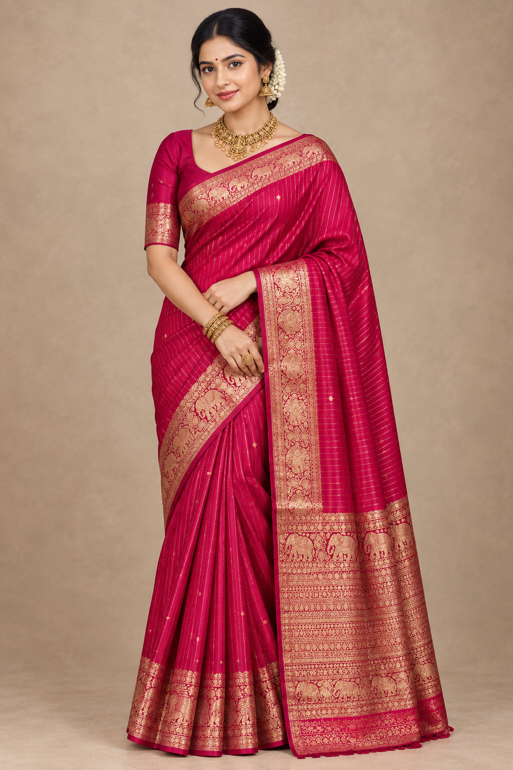 Pure Kanchipuram Silk Saree