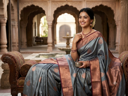 Kanchi Mix Silk Saree