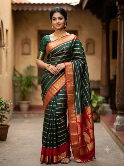 Kanchi Mix Silk Saree