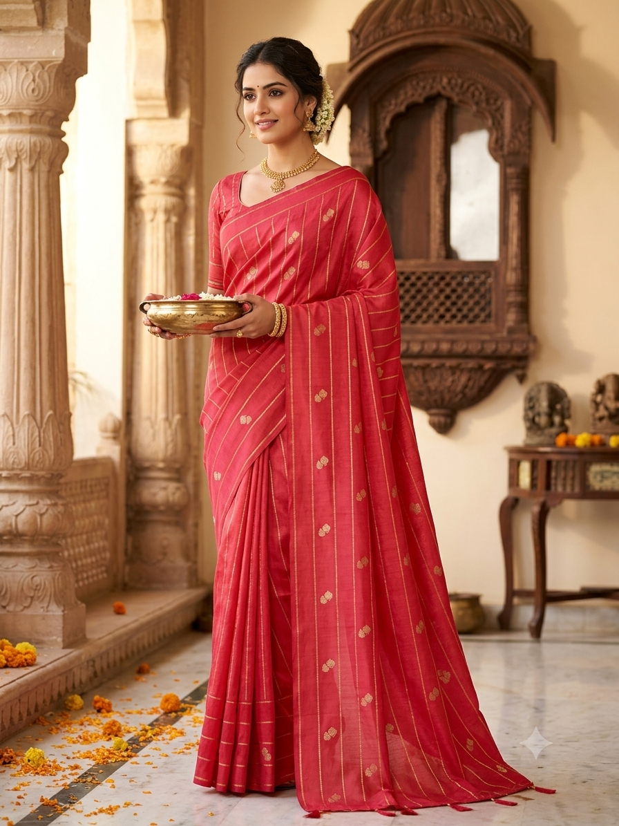 Pure Mysore Silk Saree.