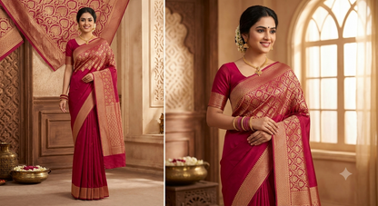 Pure Mysore Silk Saree.