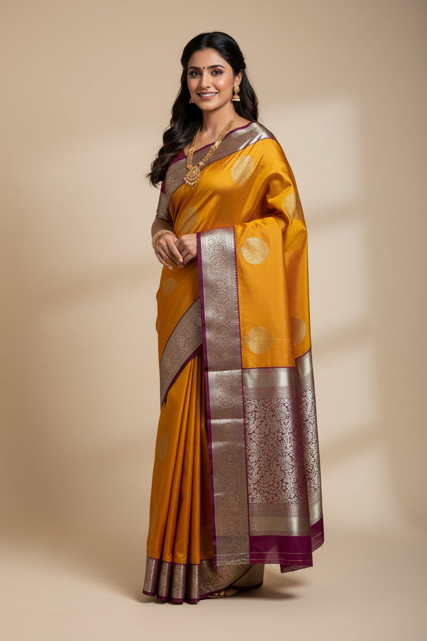 Kanchi Mix Silk Saree