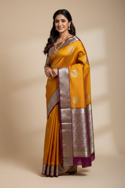Kanchi Mix Silk Saree