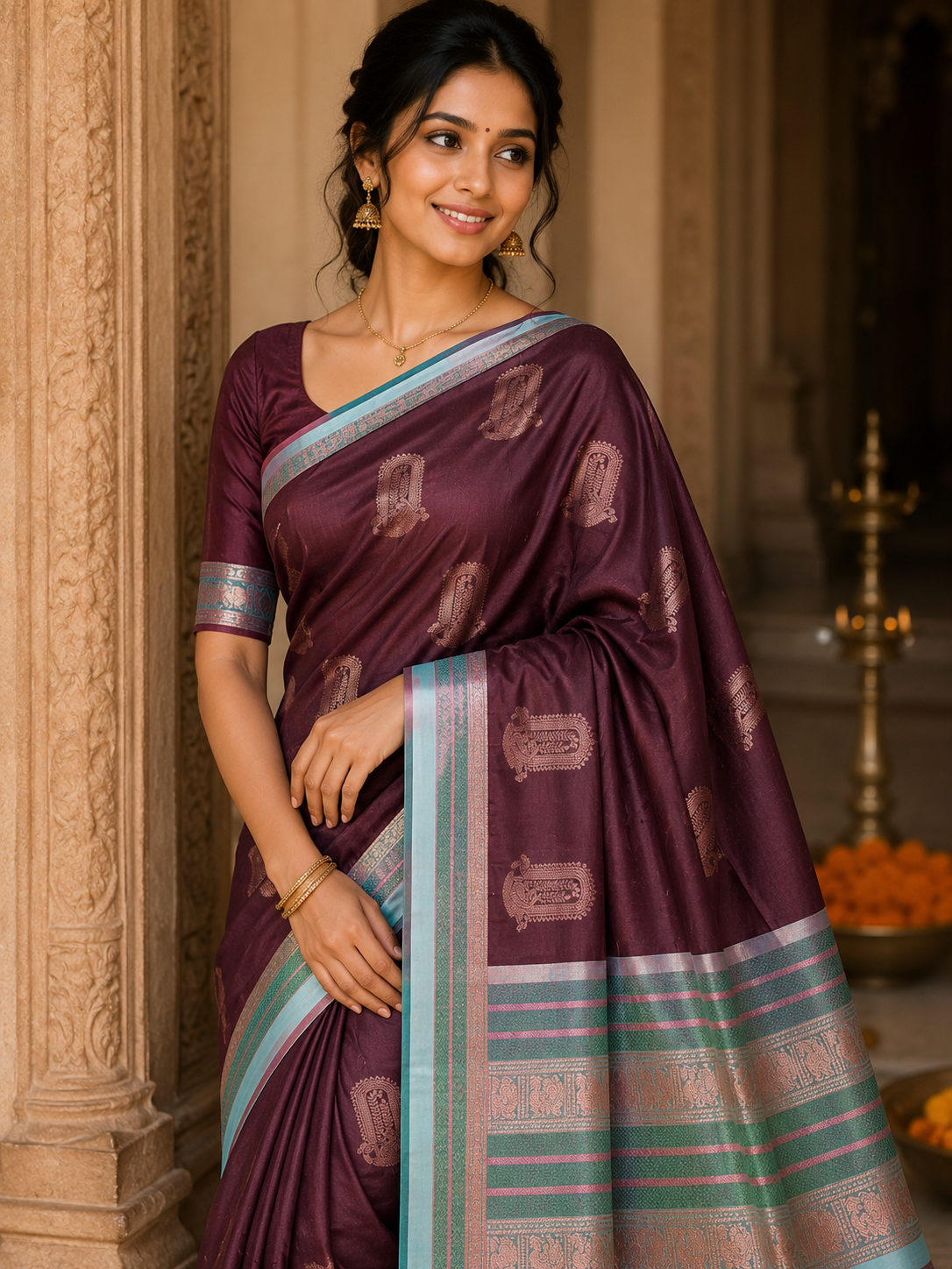 Pure Kanchipuram Silk Saree