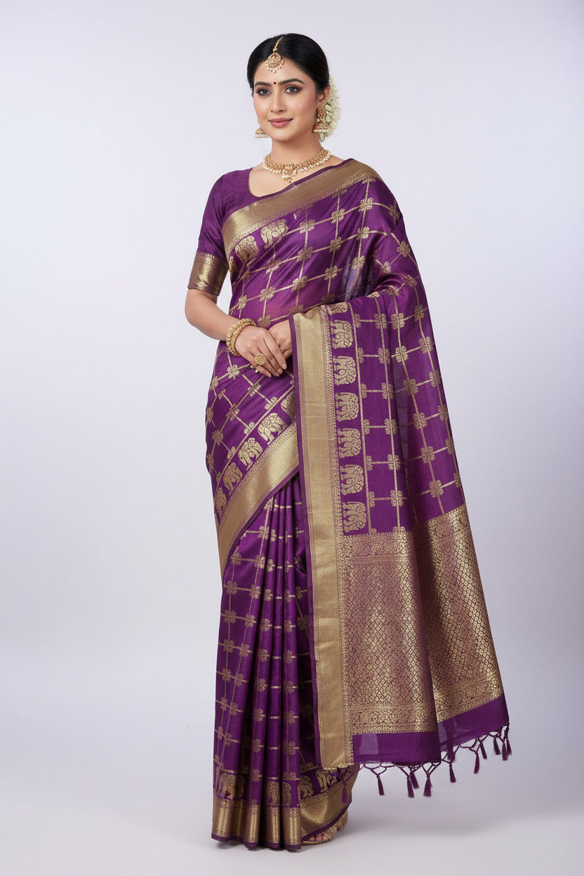 Pure Mysore Silk Saree.