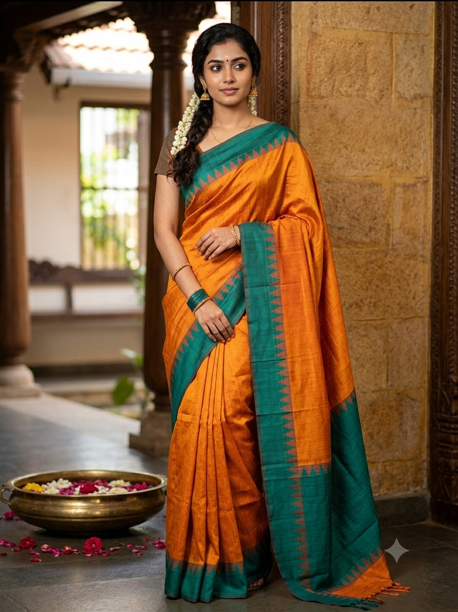 Pure Cotton Silk Saree