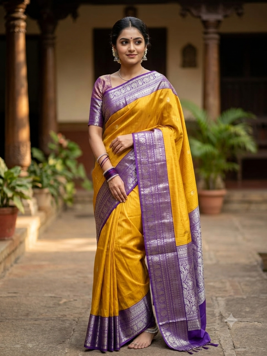 Kanchi Mix Silk Saree