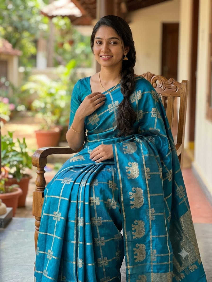 Pure Mysore Silk Saree.