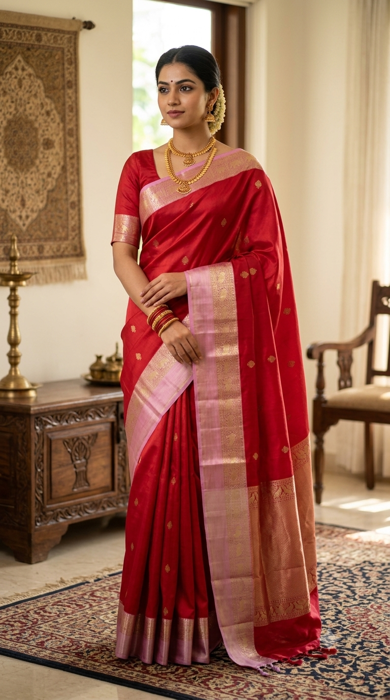 Kanchi Mix Silk Saree