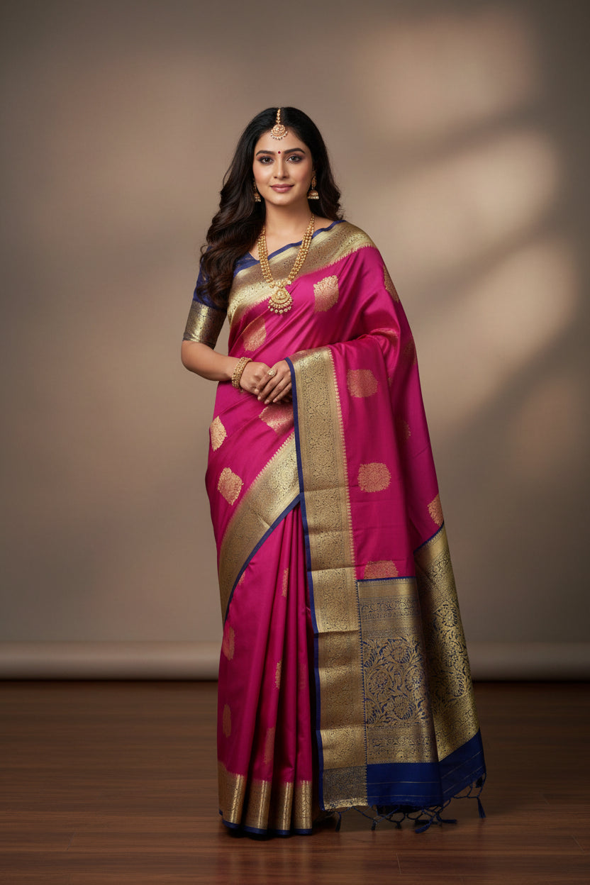 Kanchi Mix Silk Saree