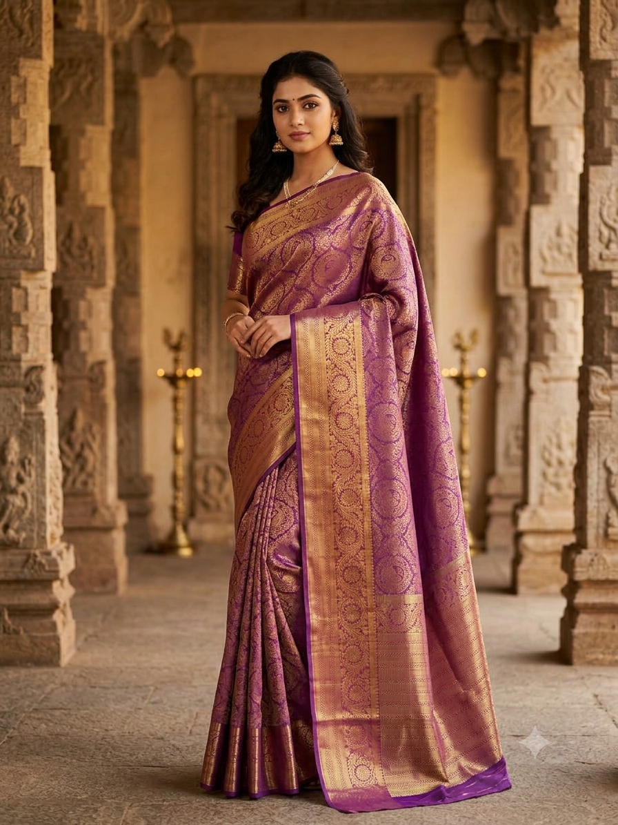 Pure Kanchipuram Silk Saree