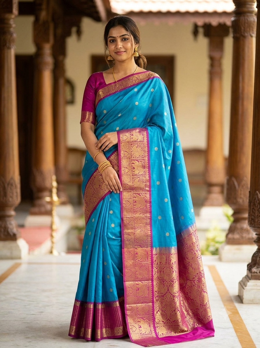 Pure Kanchipuram Silk Saree