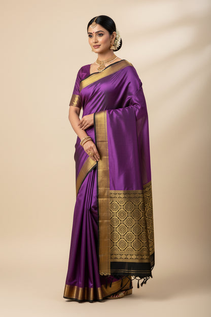 Pure Mysore Silk Saree.