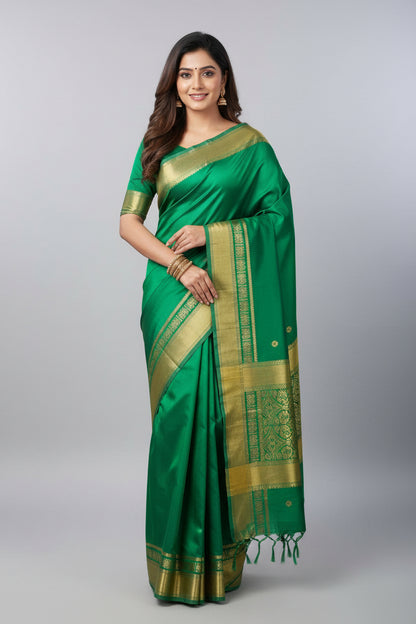 Pure Mysore Silk Saree.