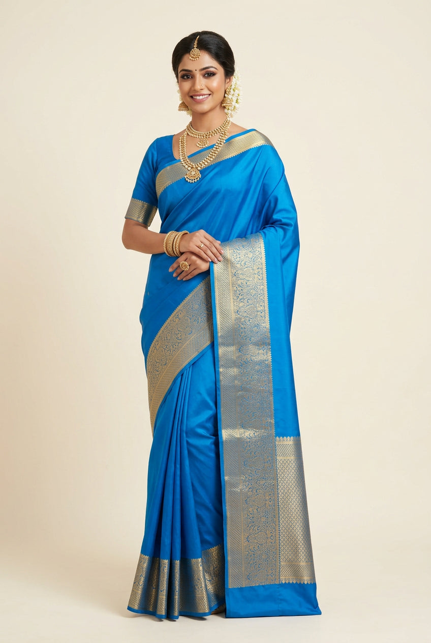 Pure Mysore Silk Saree.