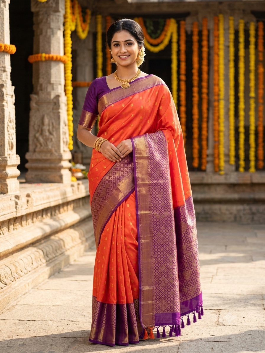 Pure Kanchipuram Silk Saree