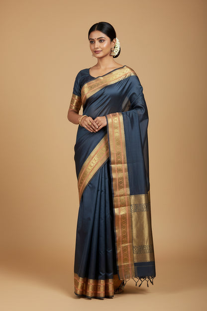 Pure Mysore Silk Saree ( 60 Grams )