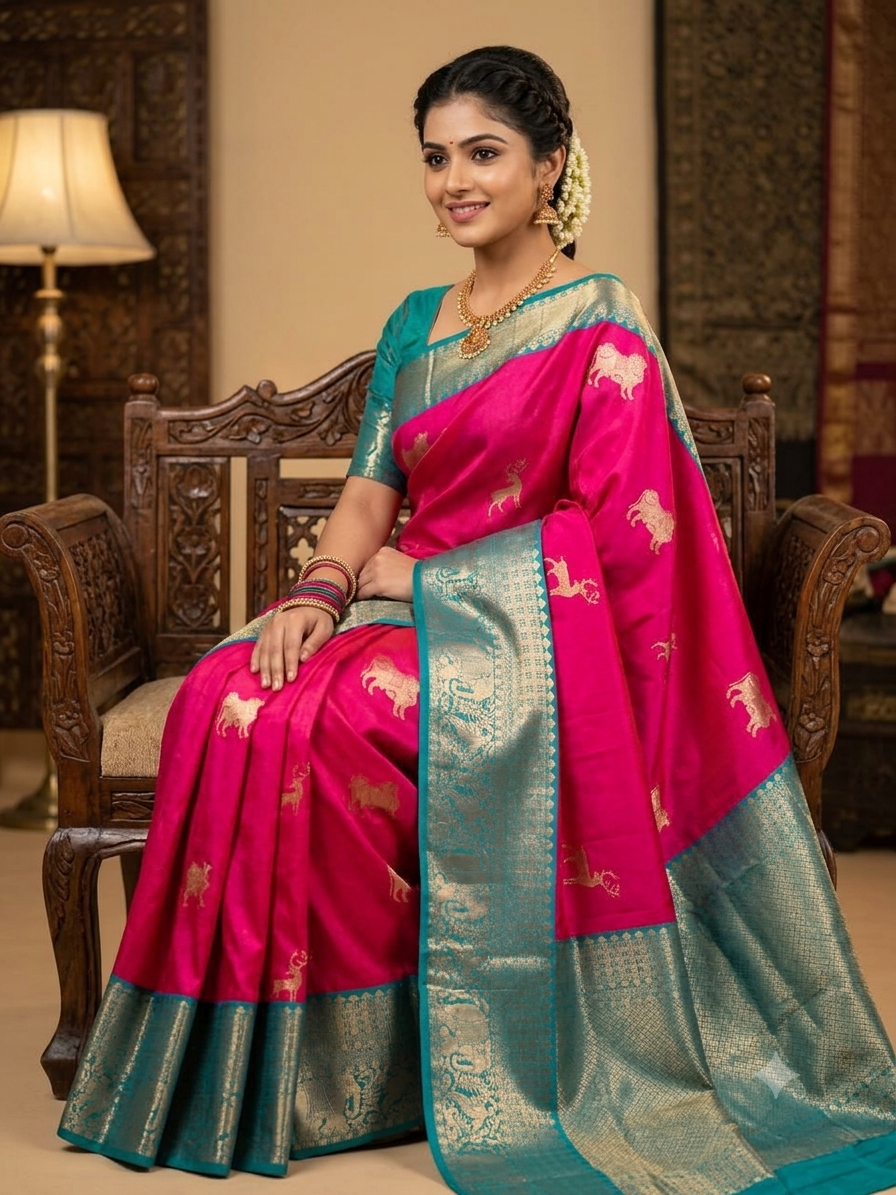 Pure Kanchipuram Silk Saree