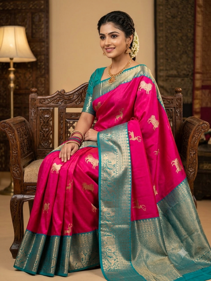 Pure Kanchipuram Silk Saree