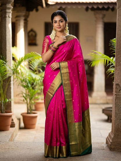 Pure Mysore Silk Saree.