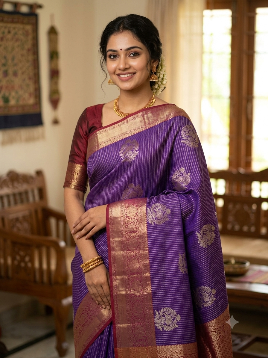 Kanchi Mix Silk Saree