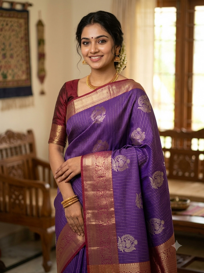 Kanchi Mix Silk Saree