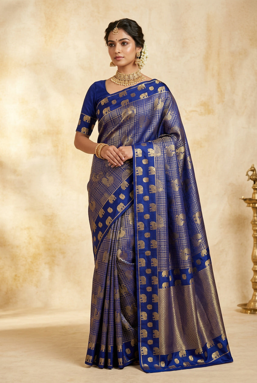 Pure Mysore Silk Saree.