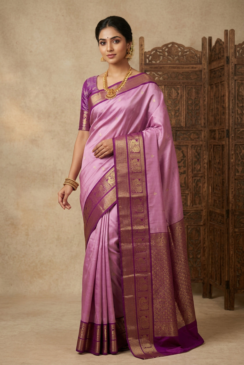 Kanchi Mix Silk Saree