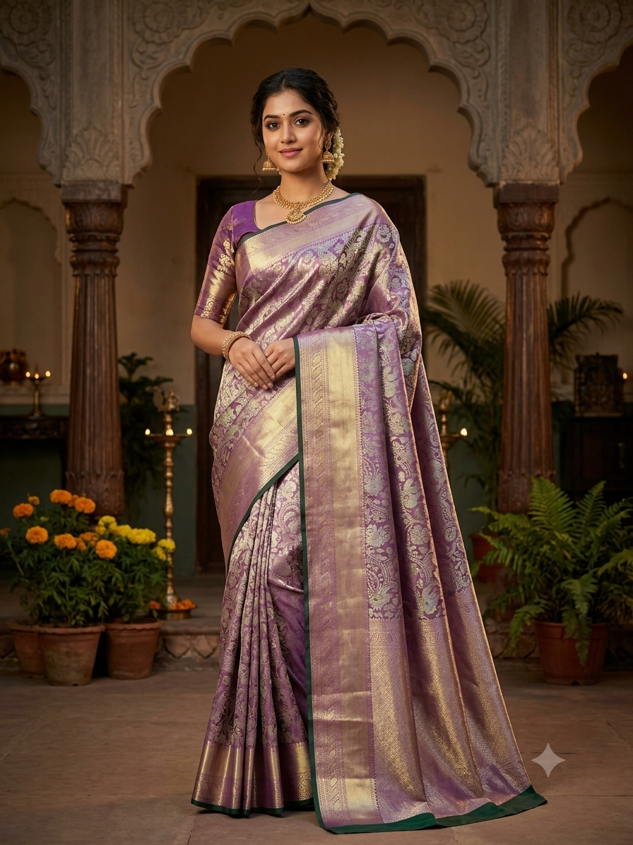 Pure Kanchipuram Silk Saree