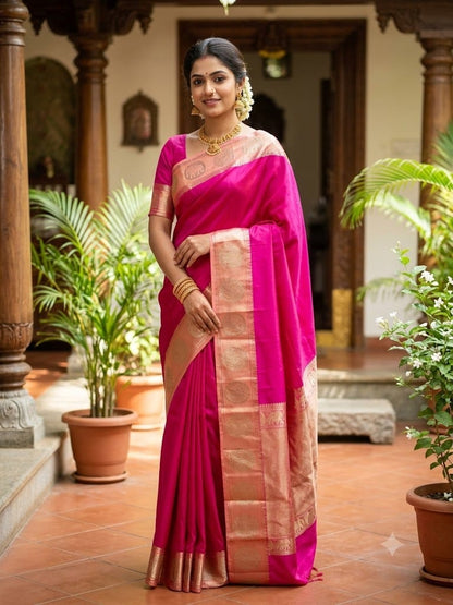 Pure Mysore Silk Saree.